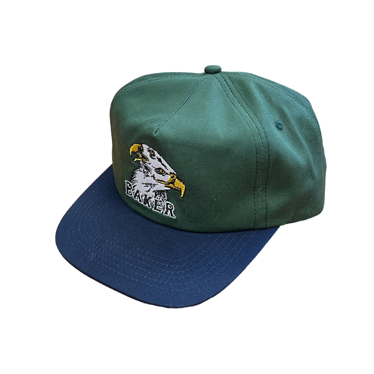 Baker Eagle Eyes Green/Purple Snapback Hat