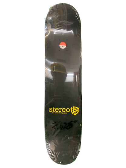 Stereo Sounds Gold Vinyl 7.625" Classic Skateboard Deck