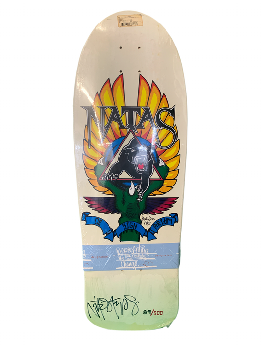 Designarium Natas Wes Humpston Panther Powerply Signed 89/150 10.5"Classic Skateboard Deck