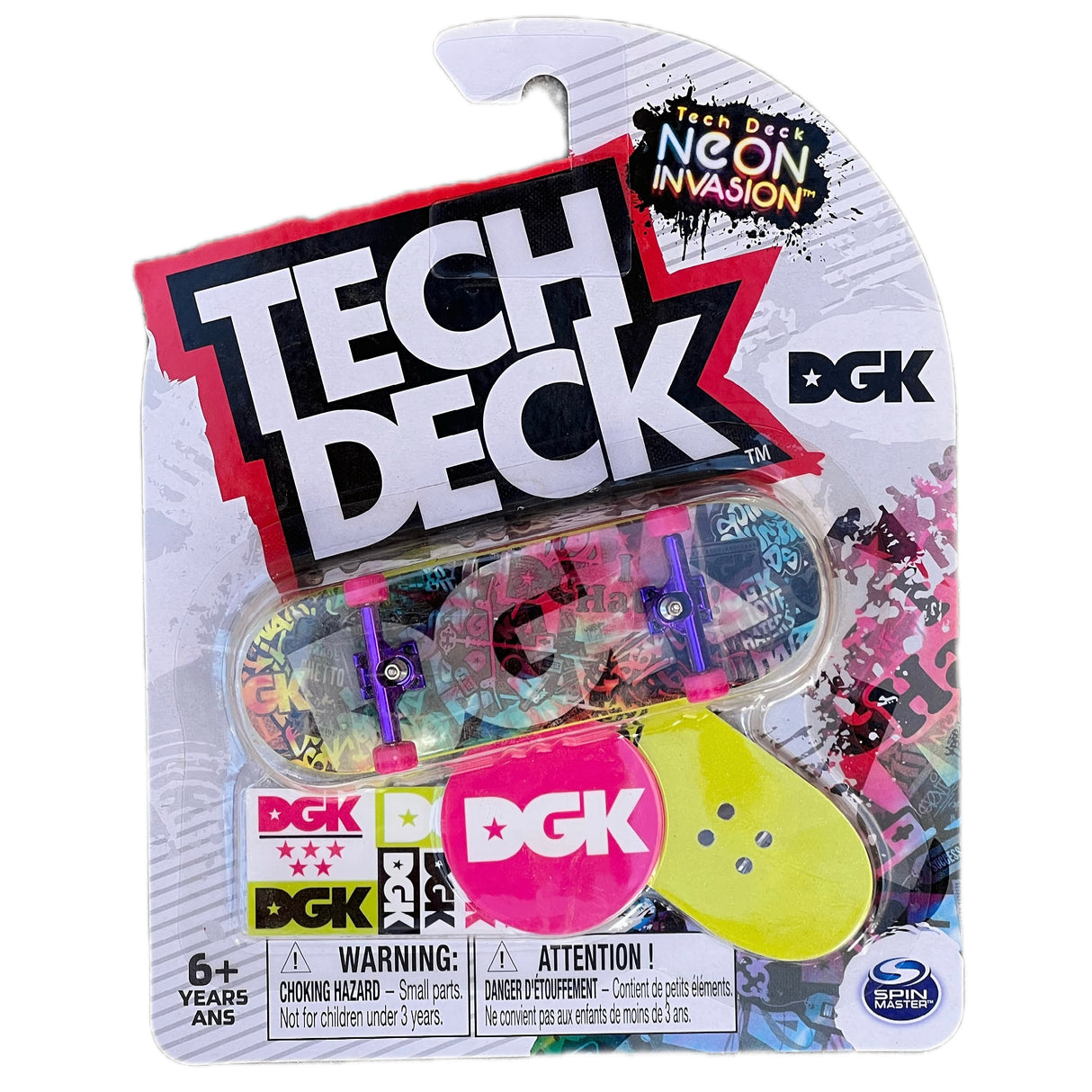 Tech Deck DGK Neon Logo Fingerboard Complete