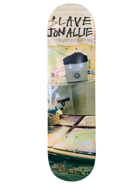 Slave Jon Allie Syntax Error 8.25" Classic Skateboard Deck