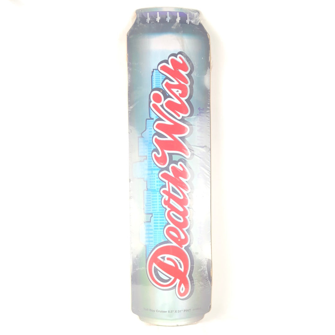 Death Wish Skate All Day Drunk All Night Tall Boy Cruiser Grey/Black/Blue/Red Size 8.3 Shaped Skateboard Deck dp