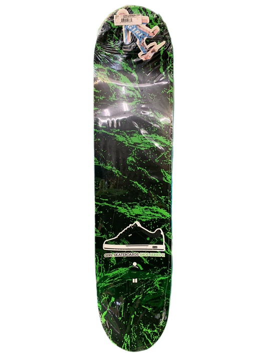 Girl x Diamond Jeron Wilson Shoe Series II Black/Green 7.63" Classic Skateboard Deck