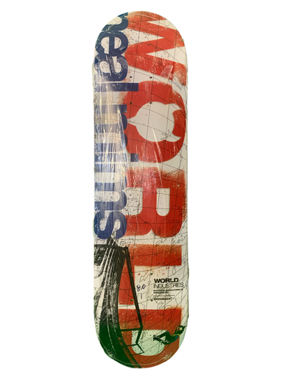 World Industries 2002 Neal Mims Map 8" Classic Skateboard Deck