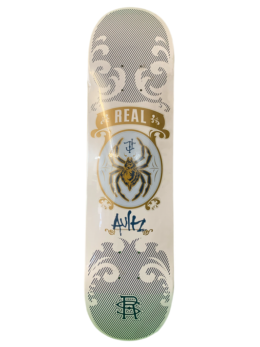 Real JT Aultz Spider Crest 8" Classic Skateboard Deck