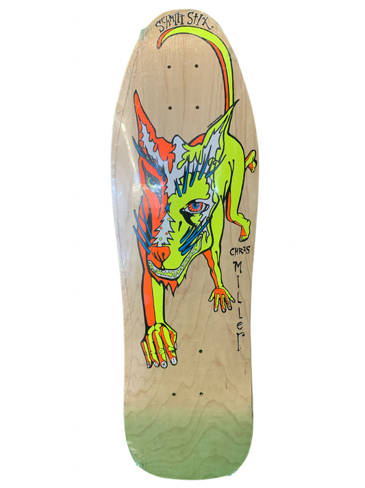Schmitt Stix Chris Miller Dog Mini Reissue 9.125" Classic Skateboard Deck