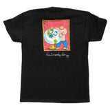 Long Beach Skate Co Postcard From Kevin "Spanky" Long Heather Graphite Black S/s Shirt
