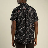 Sendero City Slicker Nocturnal - Black S/s Button Up Shirt