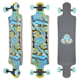 Sector Nine Fault Line Feast 39.5" x 9.75" Longboard Complete Skateboard