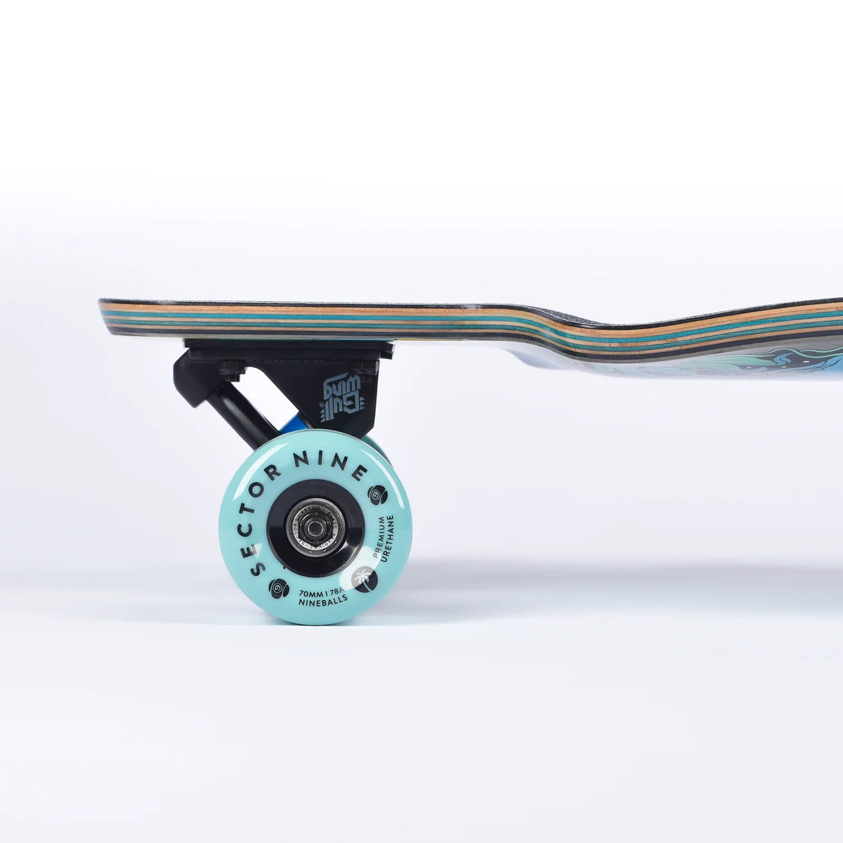 Sector Nine Fault Line Feast 39.5" x 9.75" Longboard Complete Skateboard