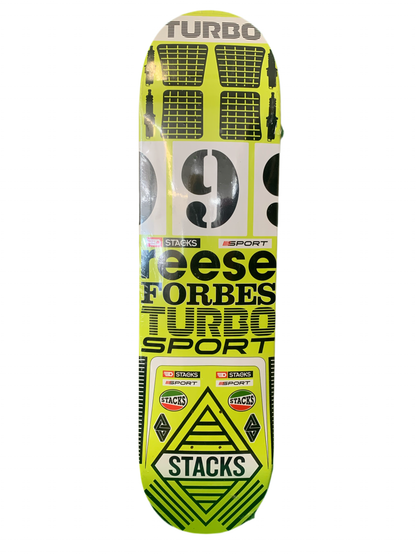 Stacks Reese Forbes Turbo Sport Series 8" Classic Skateboard Deck