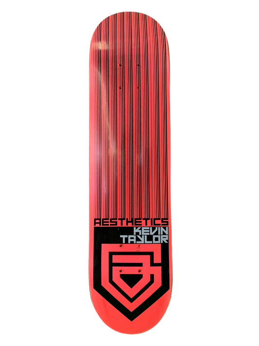 Aesthetic Kevin Taylor Barcode 7.5" Hot Pink Classic Skateboard Deck