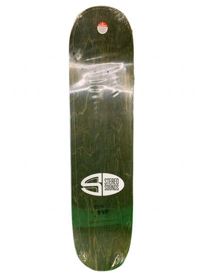 Stereo Benny Fairfax Buildings Brown/Blue/White Size 7.75" Classic Skateboard Deck