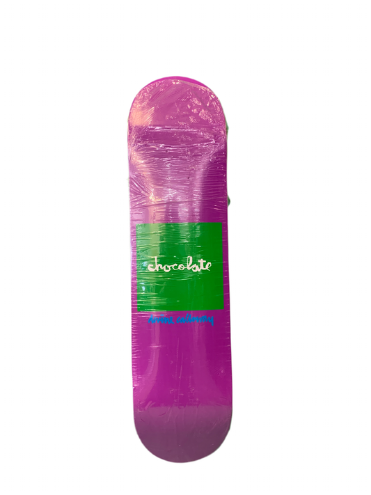 Chocolate Devine Calloway Purple/Green Size 8" 2010 Classic Skateboard Deck