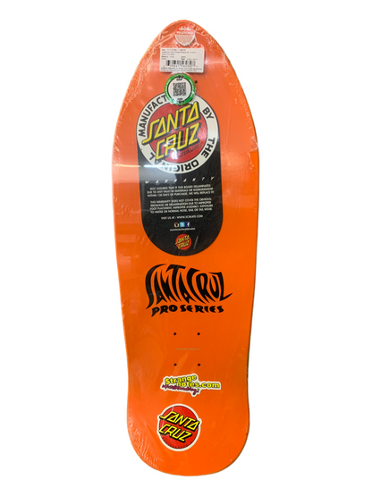 Santa Cruz Jason Jessee Sun God Orange Reissue 9.9" Classic Skateboard Deck