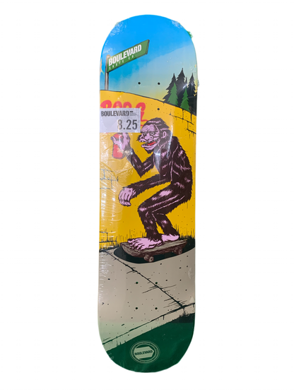 Boulevard Bigfoot Graffiti 8.25" Classic Skateboard Deck
