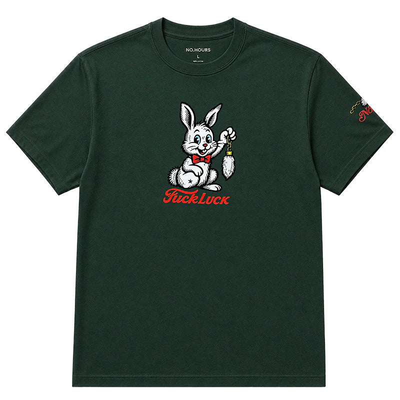 No Hours Lucky Forest Green S/s Shirt