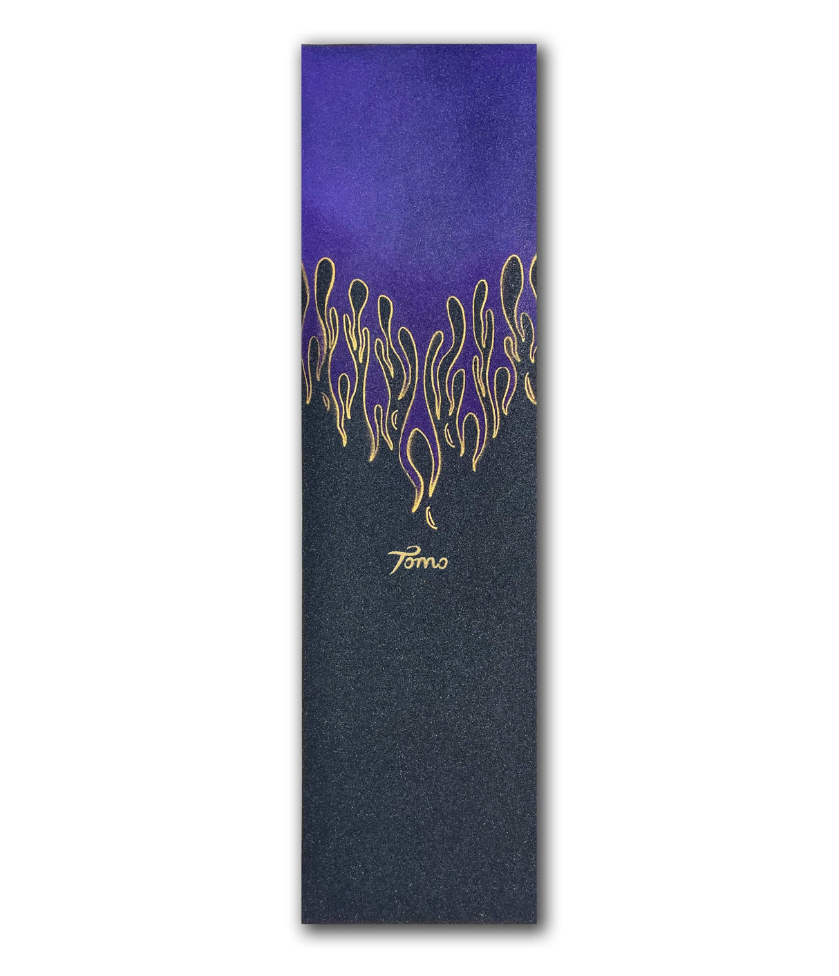 Tomo Flame - Purple Graphic Griptape