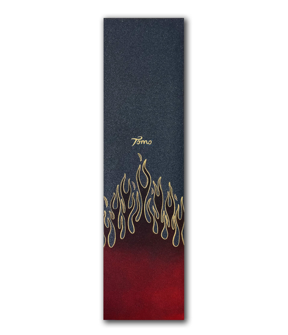 Tomo Flame - Red (Tail) Graphic Griptape