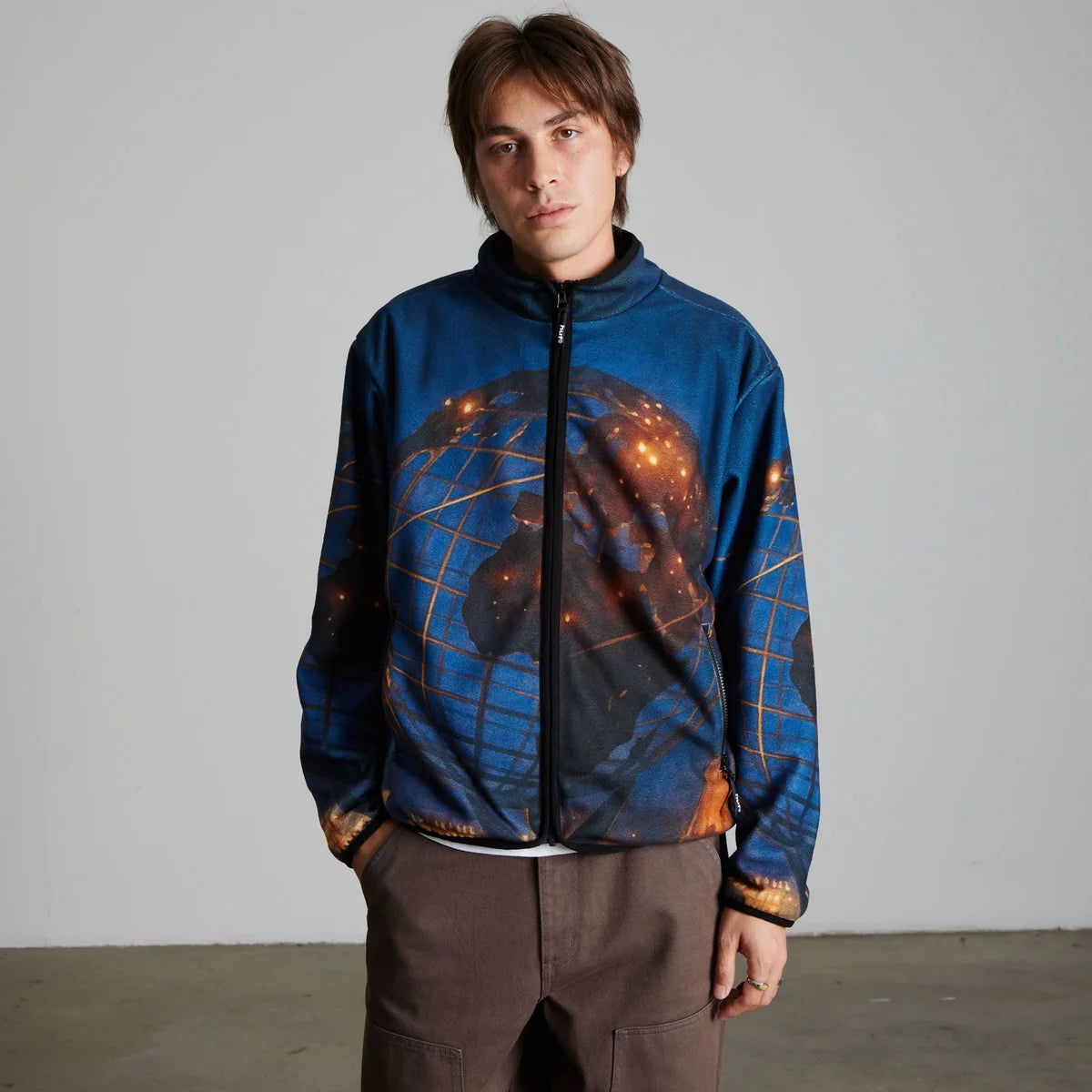 HUF Flushing Multi Polar Fleece Jacket
