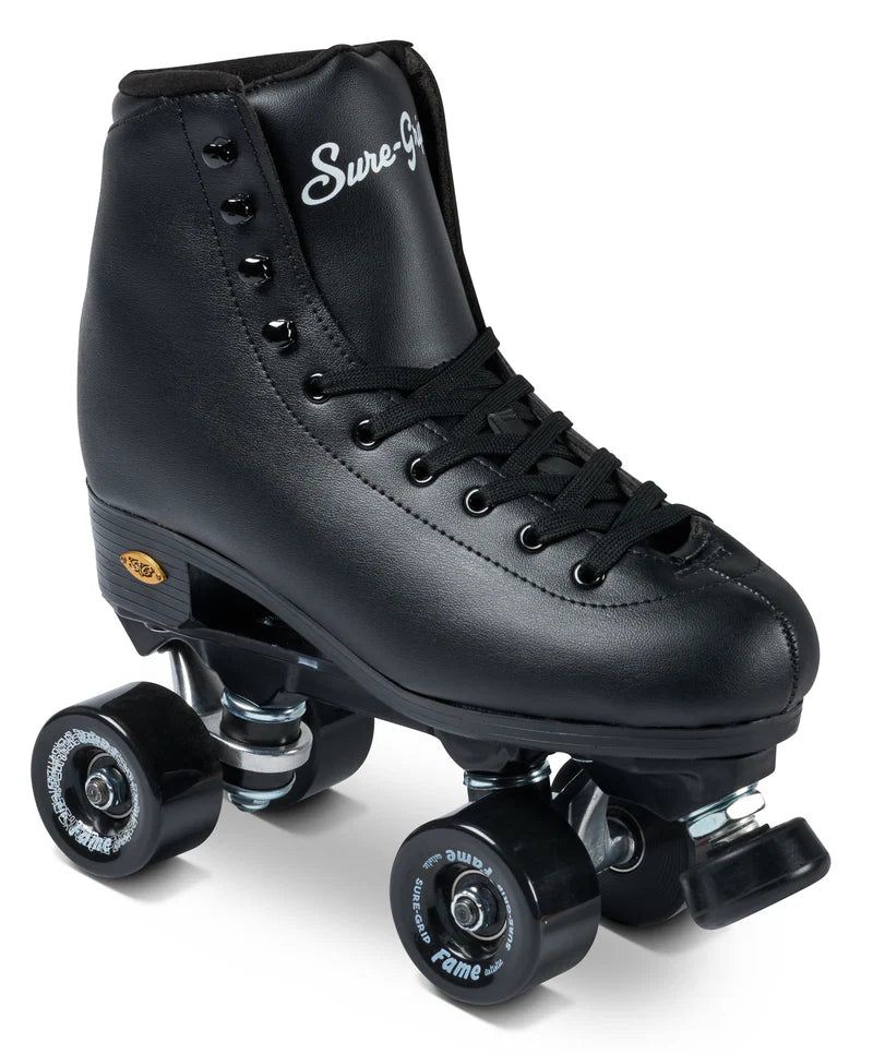 Sure Grip Fame Black Roller Skates