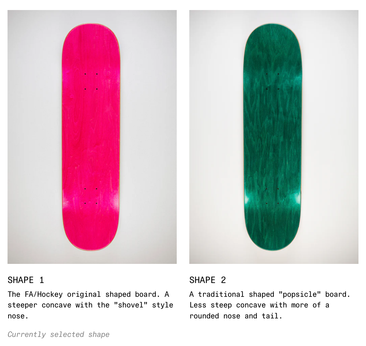 Fucking Awesome AVE Snowfall Full Shape 8.5" Skateboard Deck