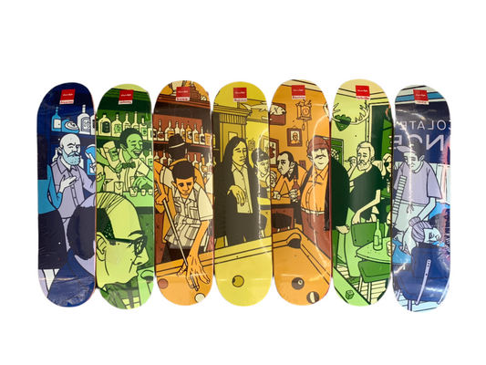 Chocolate Bar Series Set of 7 Classic Skateboard Decks