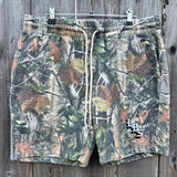 Long Beach Skate Co LBS Long Side Vintage Wood Camo Volley Short