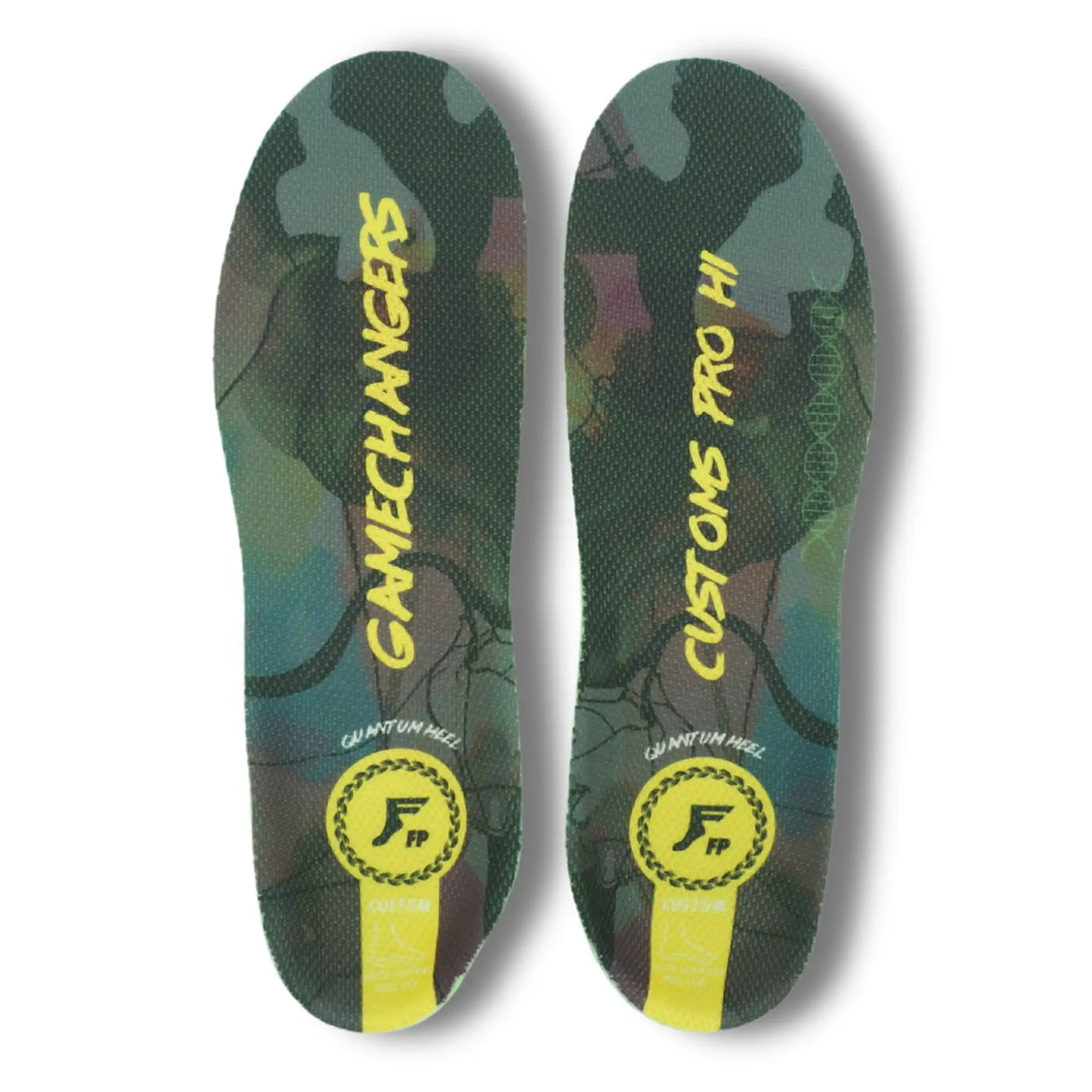 Footprint Gamechangers Pro High 5m To 10m Black Camo Yellow Insoles