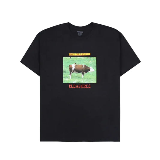Pleasures Grass Fed Black S/s Shirt