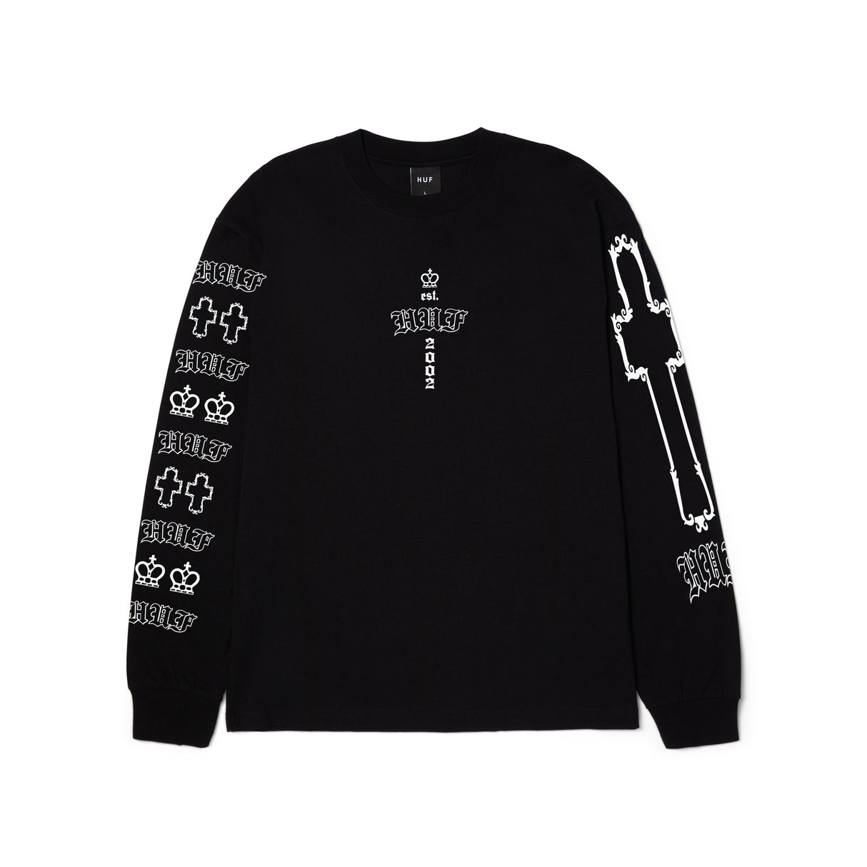 HUF Hard Luxe Black L/s Shirt