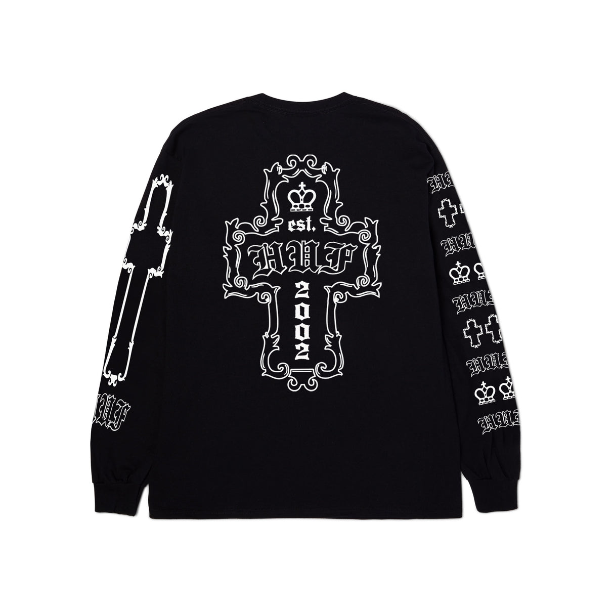 HUF Hard Luxe Black L/s Shirt