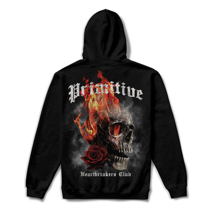 Primitive Torch Black Hooded Sweatshirt