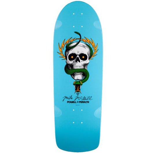 Powell Peralta OG McGill Skull Snake Light Blue 10" Skateboard Deck