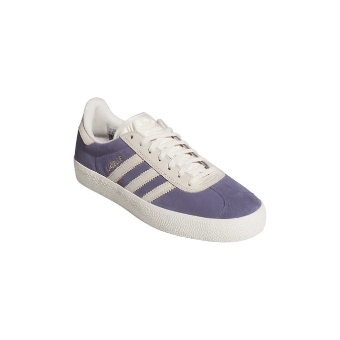 Adidas Gazelle ADV Super Purple/Chalk White/Gold Metallic Shoes