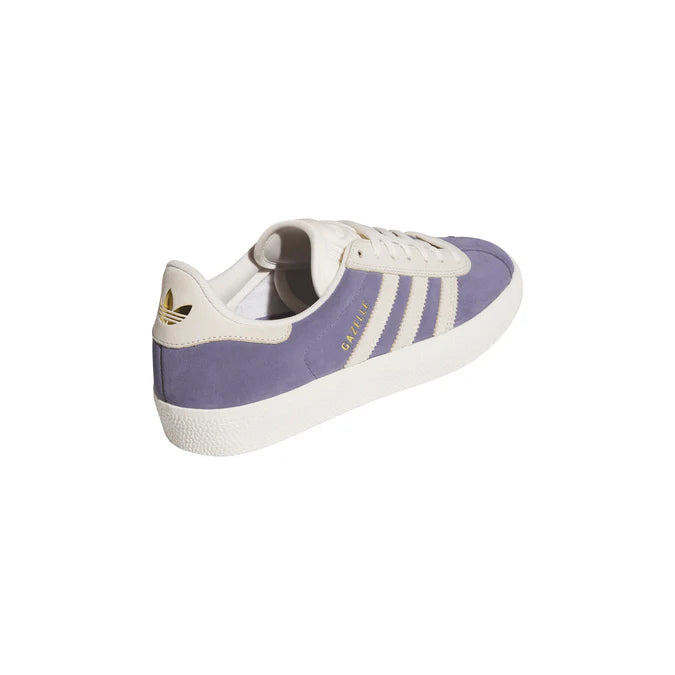 Adidas Gazelle ADV Super Purple/Chalk White/Gold Metallic Shoes