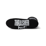 Huf X Thrasher Logo Black Socks