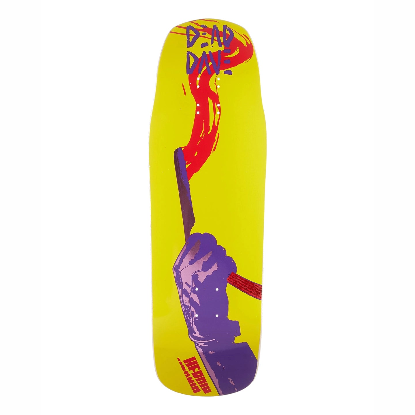 Heroin Dead Dave Giallo 9.75" Shaped Skateboard Deck