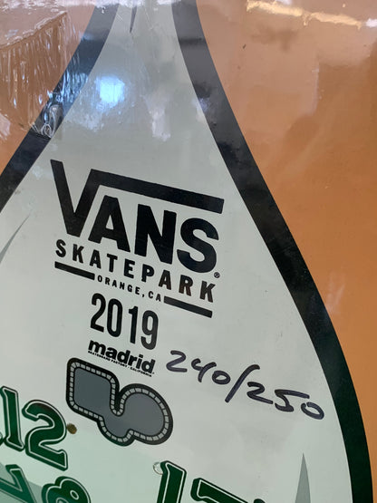 Vans Pool Party 2019 Steve Caballero Signed 240/250 Hourglass Classic Skateboard Deck