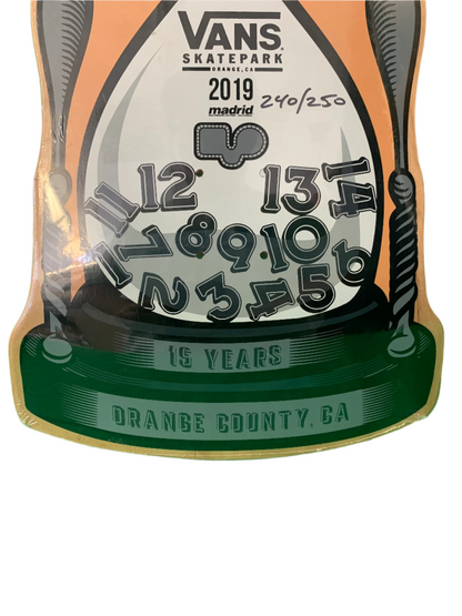 Vans Pool Party 2019 Steve Caballero Signed 240/250 Hourglass Classic Skateboard Deck