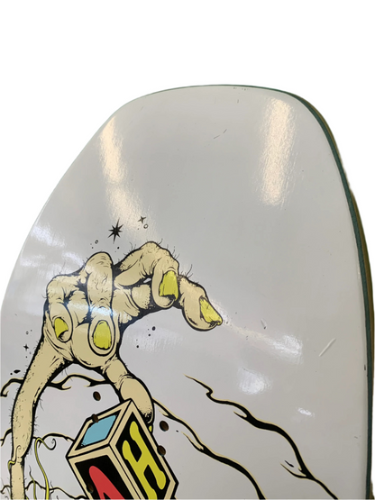 Anti-Hero Jeff Grosso Grimple Stix White 9.25" Shaped Classic Skateboard Deck