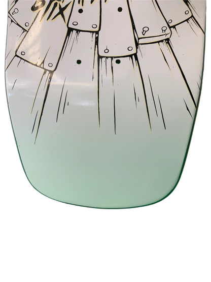 Anti-Hero Jeff Grosso Grimple Stix White 9.25" Shaped Classic Skateboard Deck