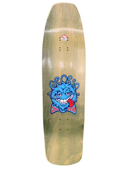 Anti-Hero Jeff Grosso Grimple Stix White 9.25" Shaped Classic Skateboard Deck
