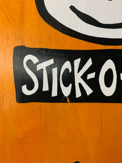 Prime Stick-O-Rama Assorted Stain 9.5" Classic Skateboard Deck with Stickers