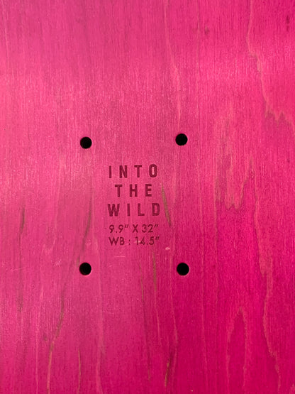 Into the Wild Pink Panther Daclin Pro Model Tim Olson Art 9.9" Classic Skateboard Deck