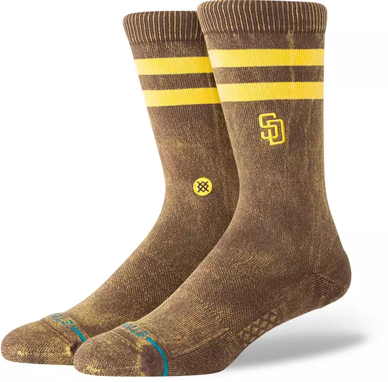 Stance Rotation San Diego Padres Brown Socks