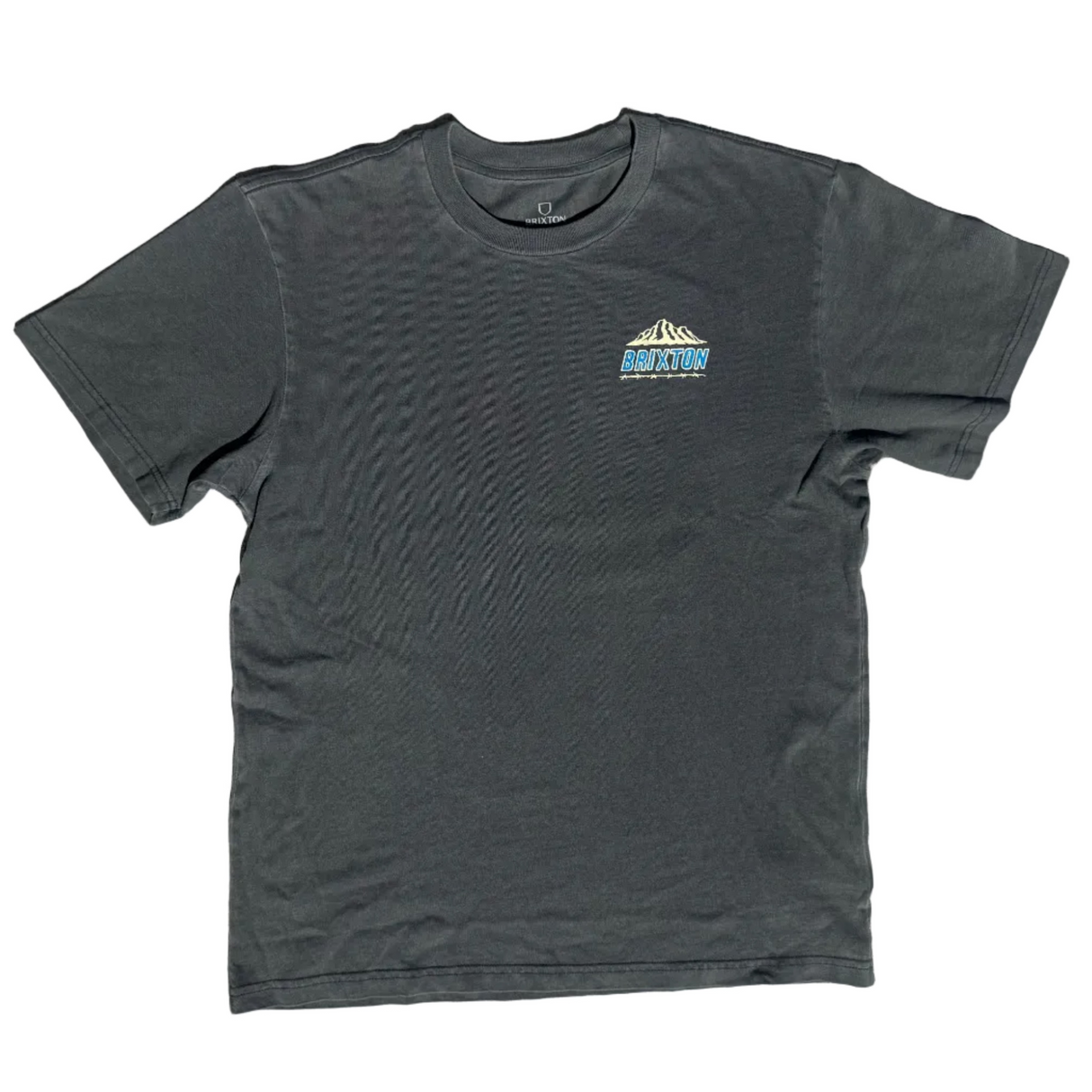 Brixton Madden Black Worn Wash S/s Standard Tee Shirt