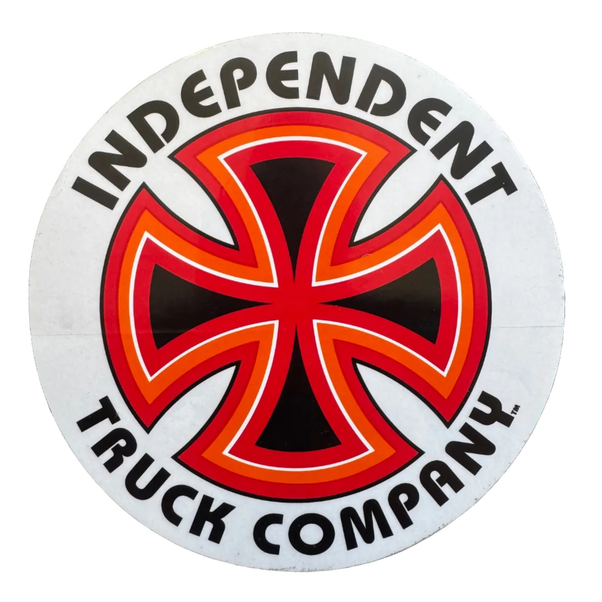 Independent Truck Co Iron Cross 6" Sticker
