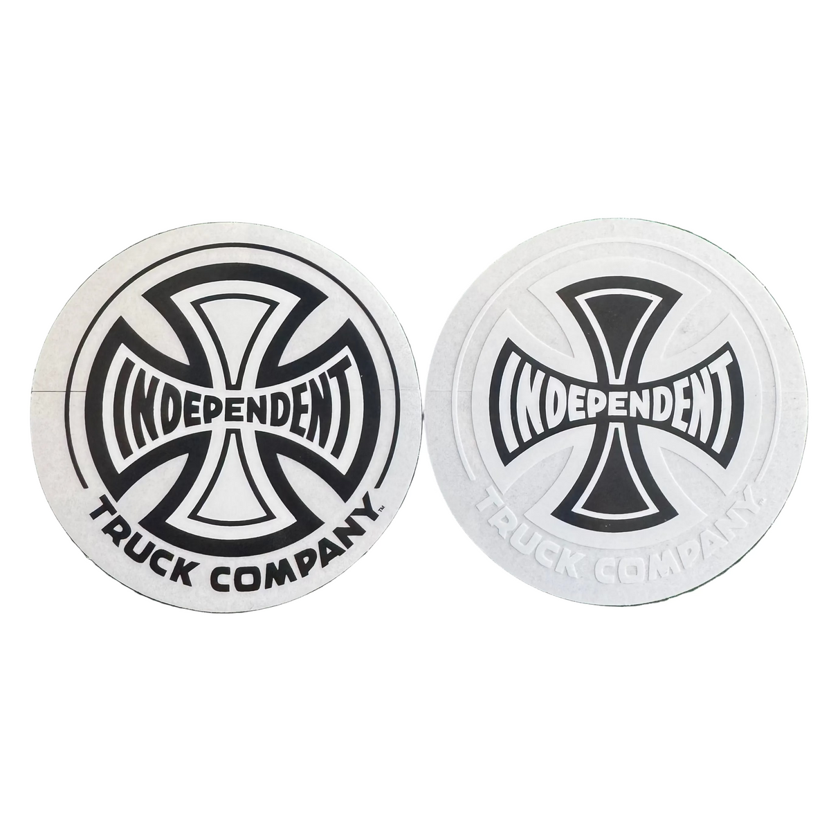 Independent Truck Co Iron Cross Black/White/Clear Assorted 3" Sticker