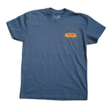 Long Beach Skate Co Postcard From Kevin "Spanky" Long Blue Jean S/s Shirt